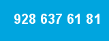 928 637 61 81 928 637 61 81